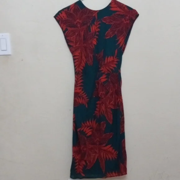 Whistles | Dresses | Whistles Dress Color Green And Red Size Us | Poshmark